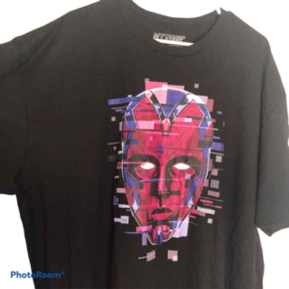 Marvel character Vision black tee size 3XL